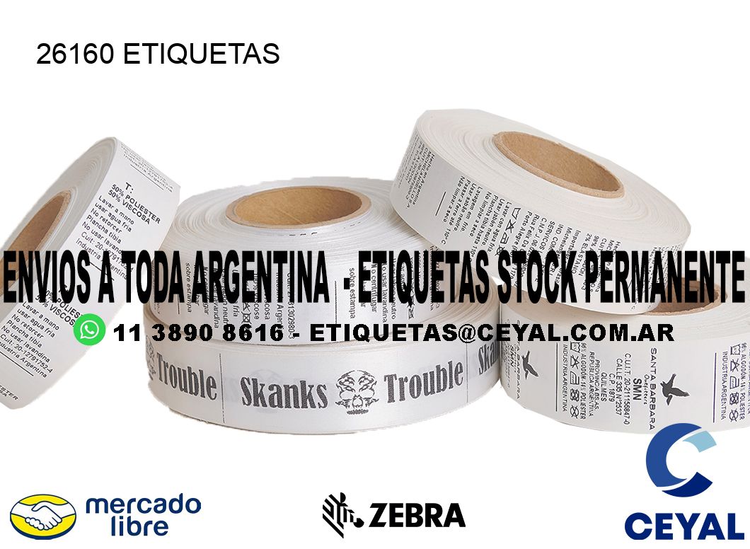 26160 ETIQUETAS