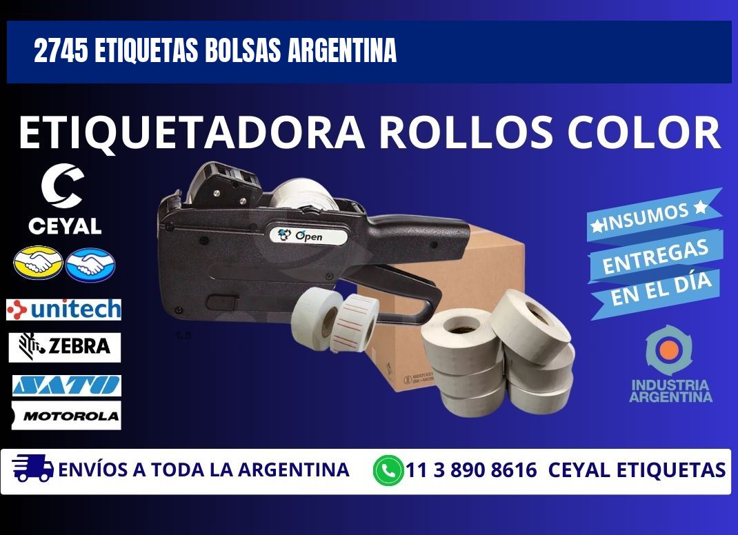 2745 ETIQUETAS BOLSAS ARGENTINA