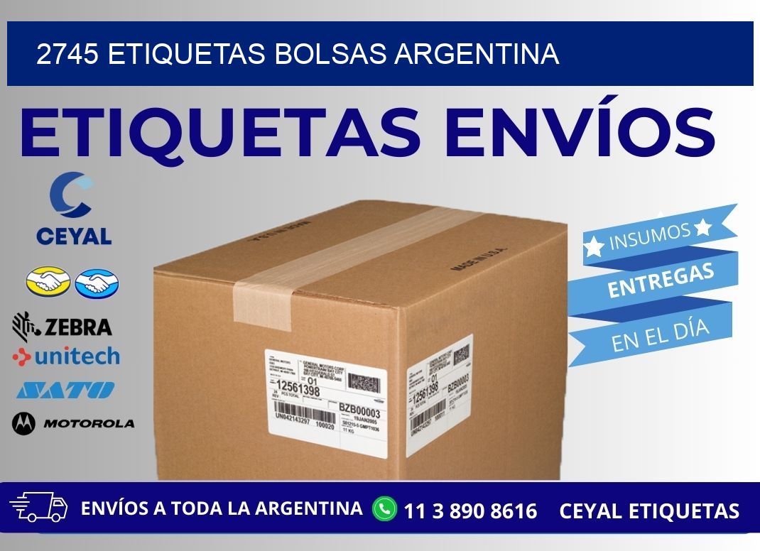 2745 ETIQUETAS BOLSAS ARGENTINA