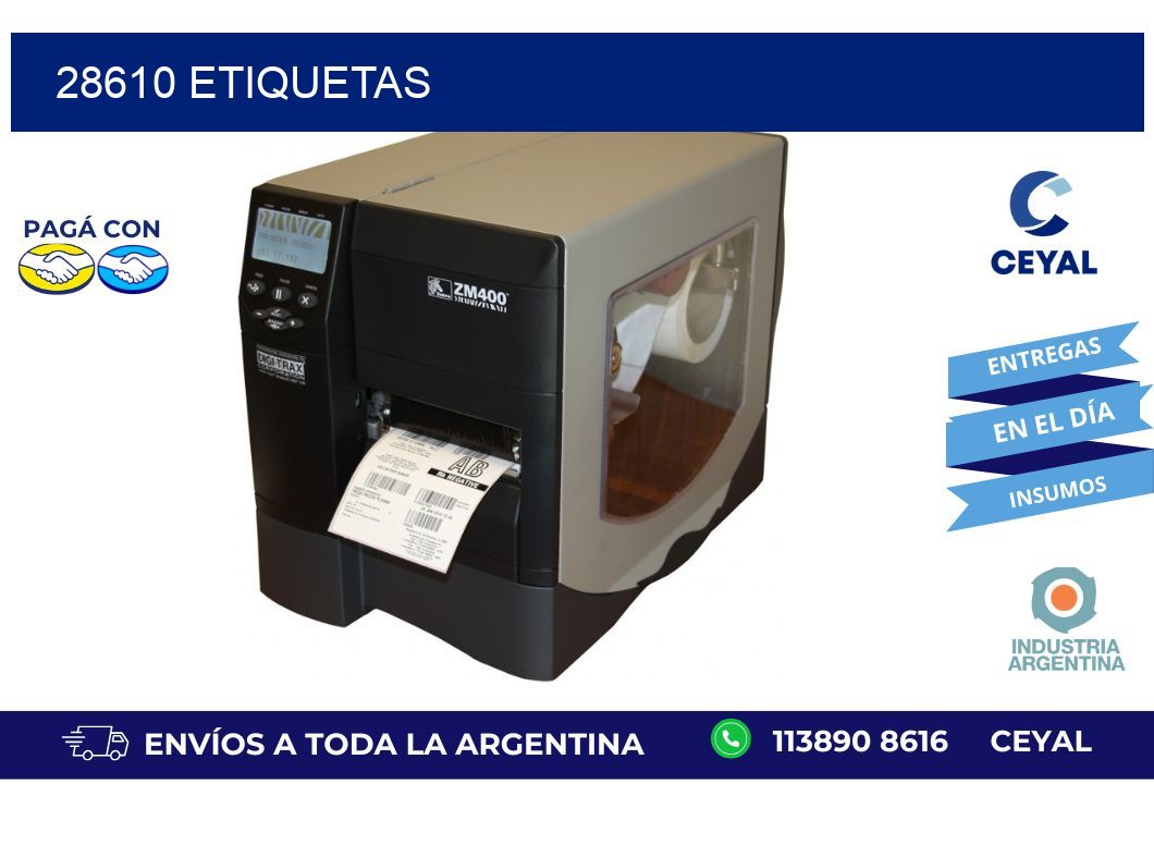 28610 ETIQUETAS