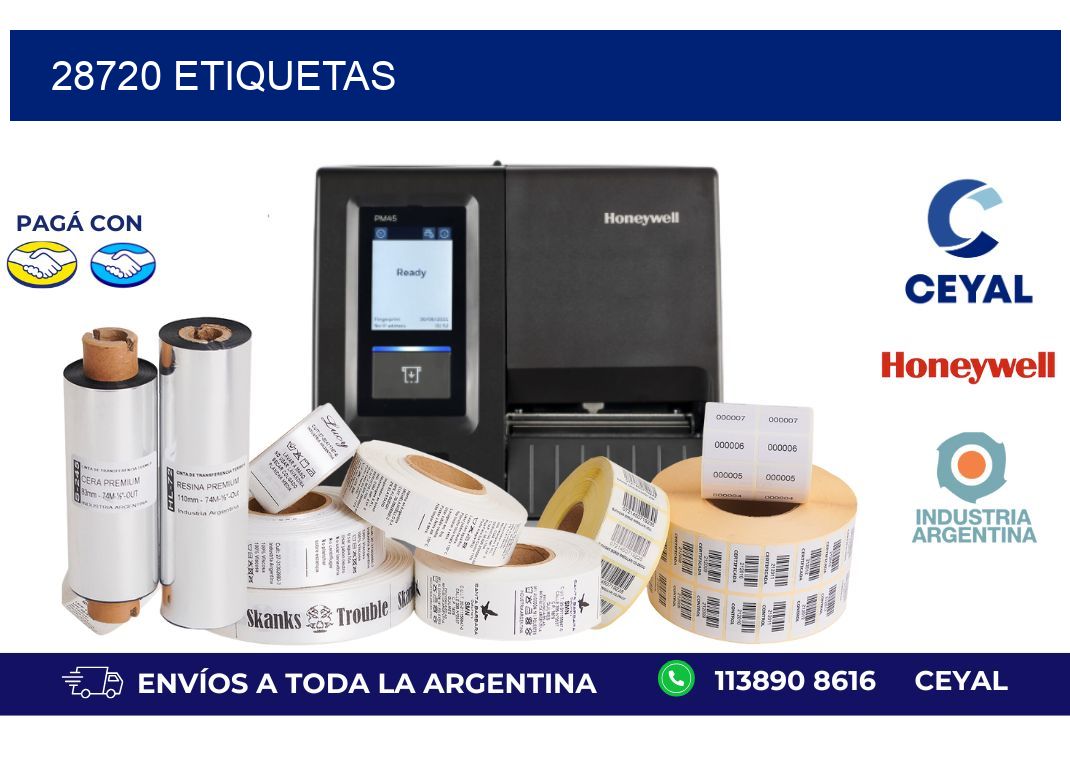 28720 ETIQUETAS