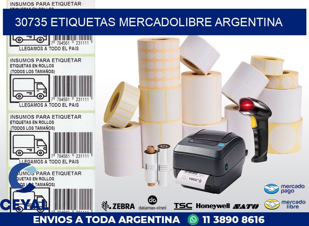 30735 ETIQUETAS MERCADOLIBRE ARGENTINA