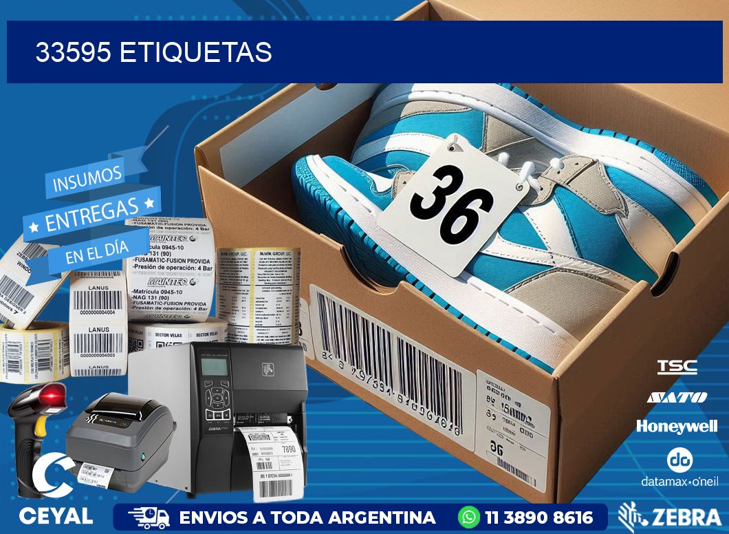 33595 ETIQUETAS