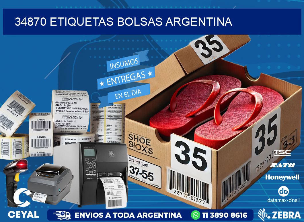 34870 ETIQUETAS BOLSAS ARGENTINA