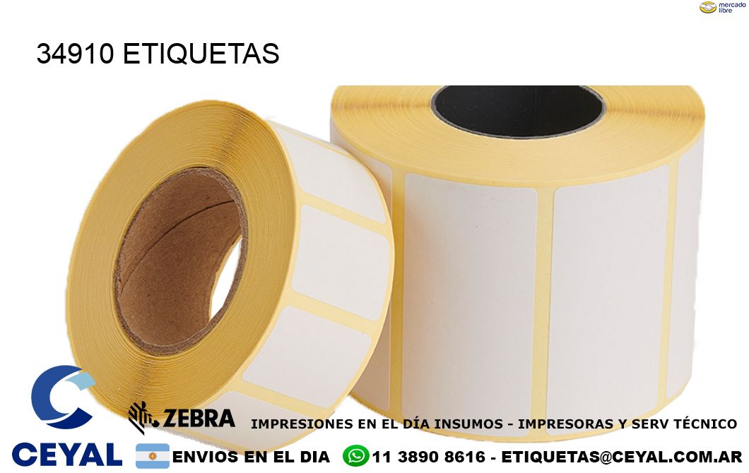 34910 ETIQUETAS