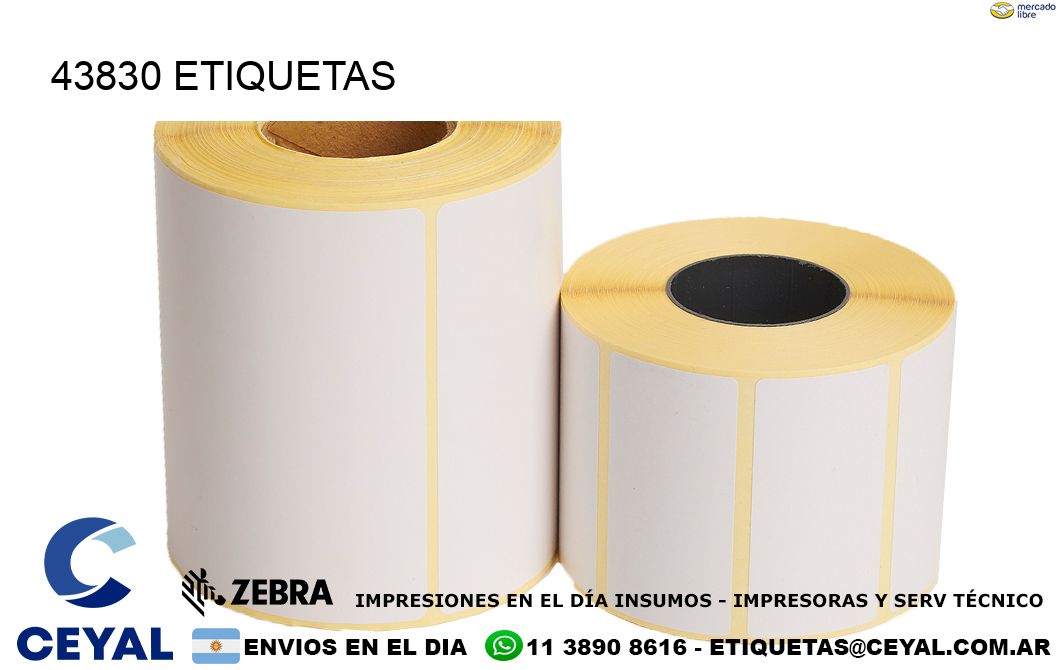 43830 ETIQUETAS