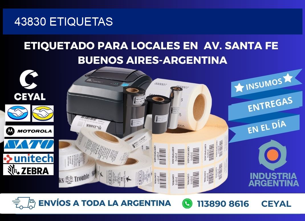 43830 ETIQUETAS