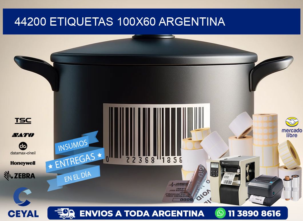 44200 ETIQUETAS 100x60 argentina