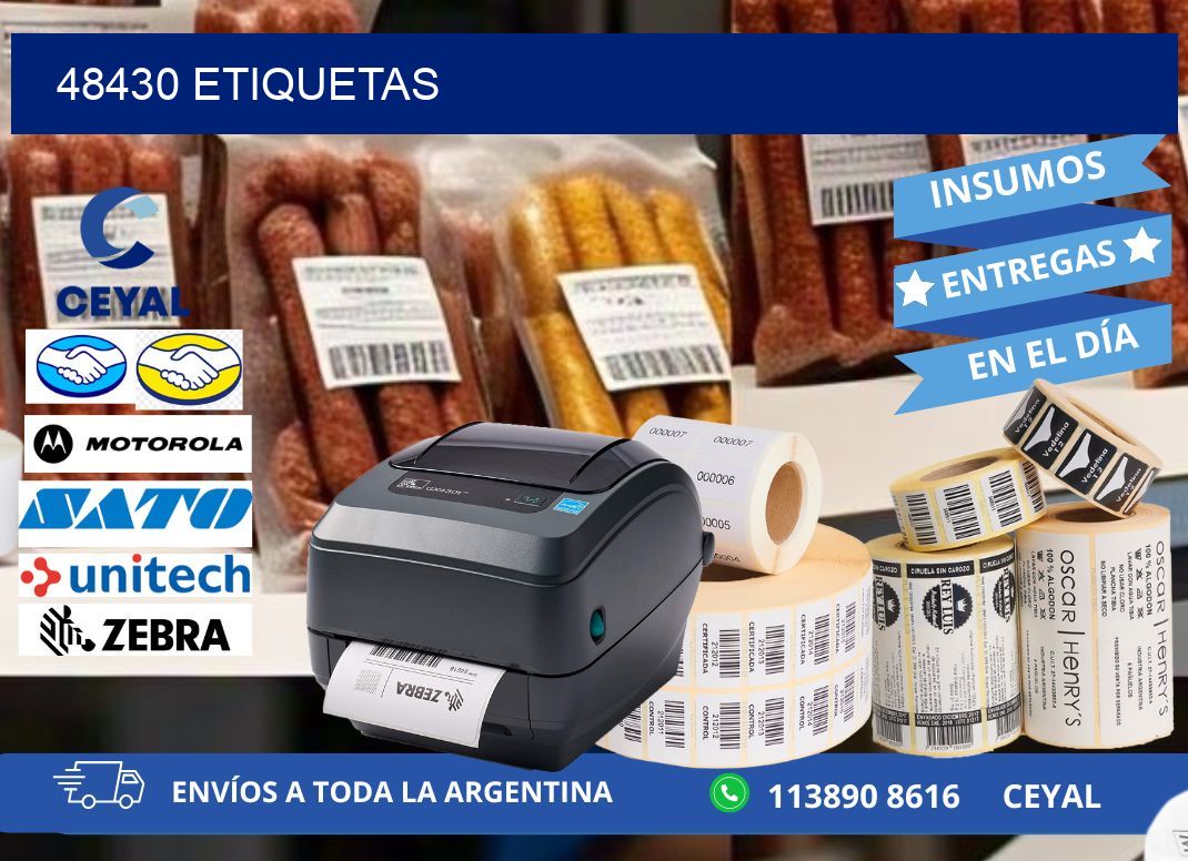 48430 ETIQUETAS