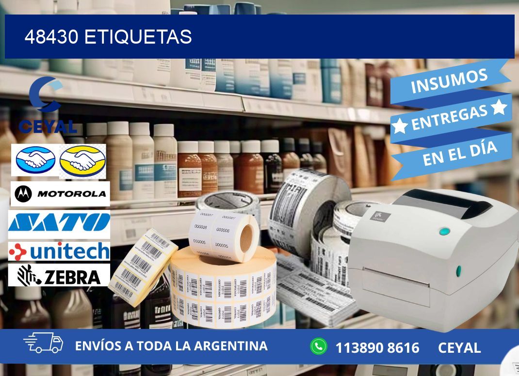 48430 ETIQUETAS