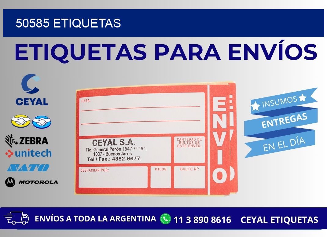 50585 ETIQUETAS