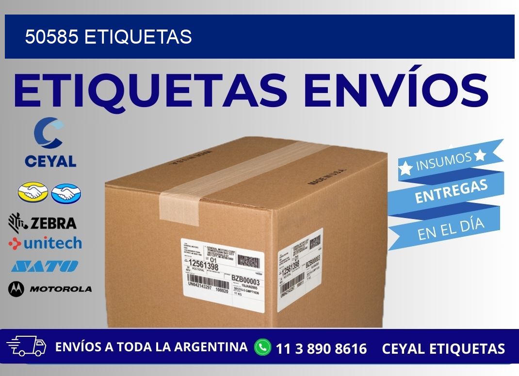 50585 ETIQUETAS