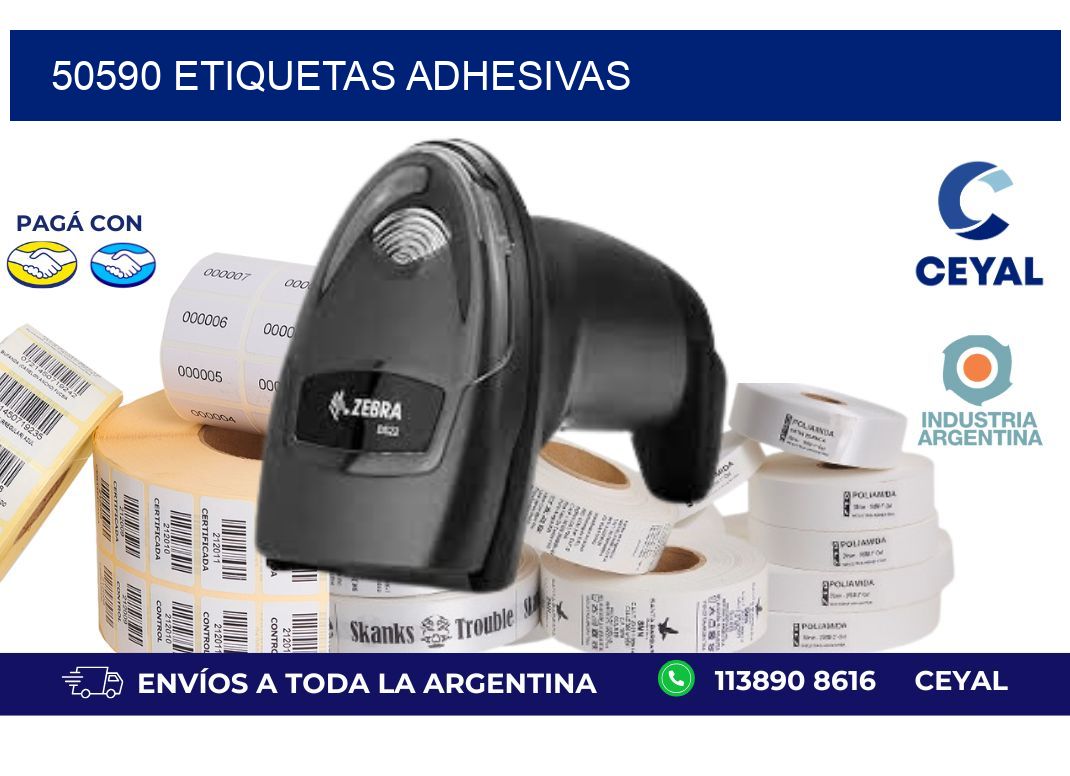 50590 ETIQUETAS ADHESIVAS
