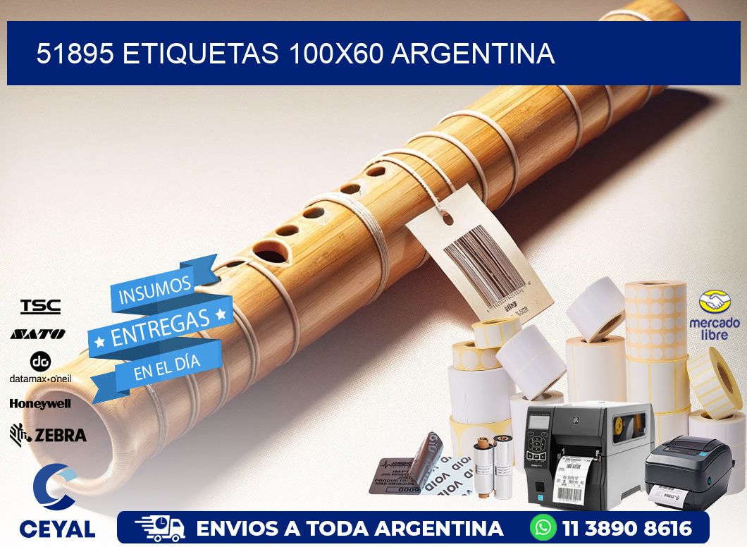51895 ETIQUETAS 100x60 argentina