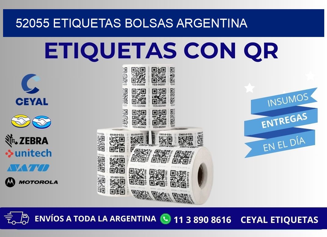 52055 ETIQUETAS BOLSAS ARGENTINA
