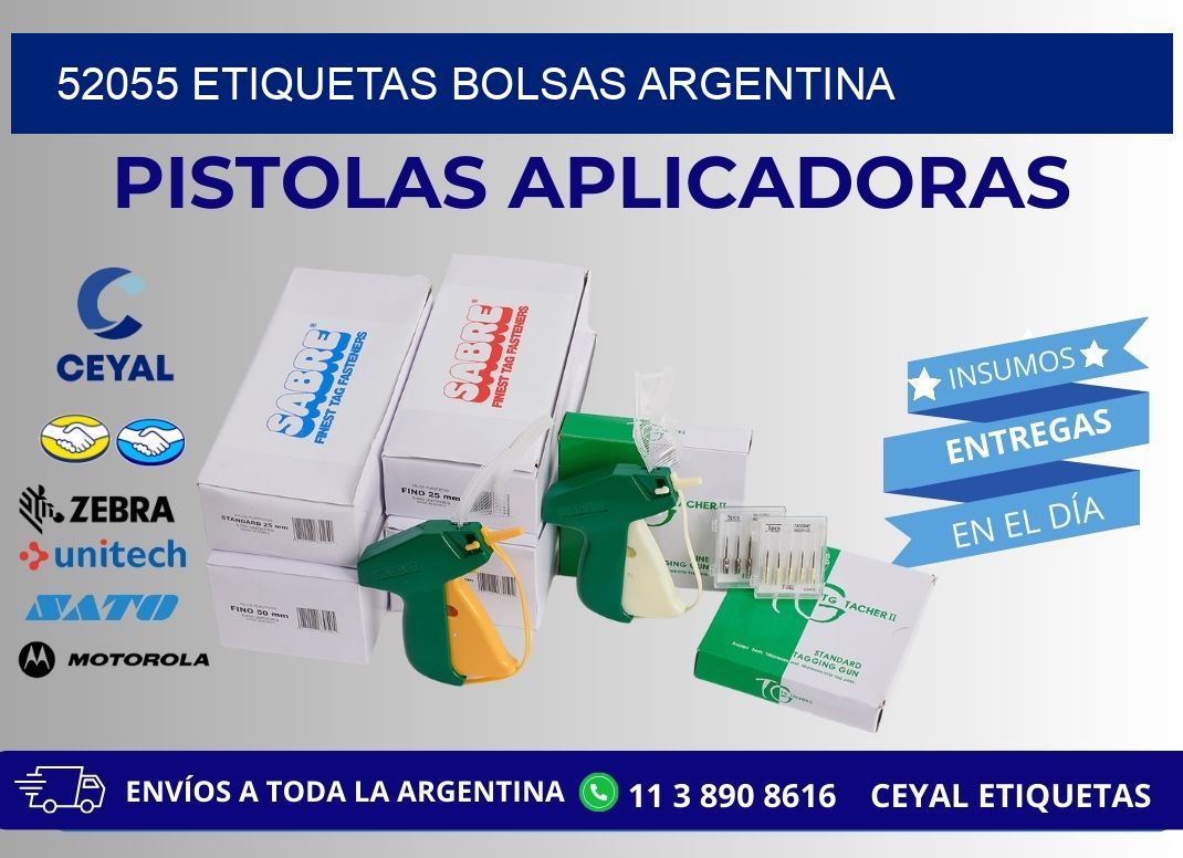 52055 ETIQUETAS BOLSAS ARGENTINA