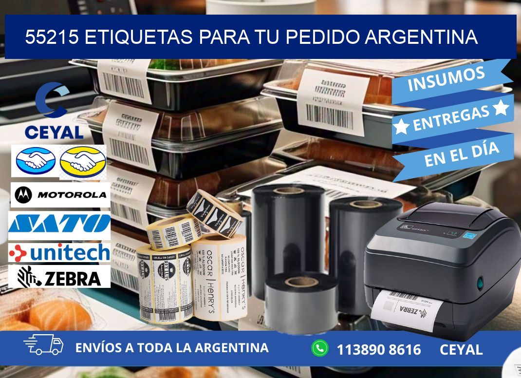 55215 ETIQUETAS PARA TU PEDIDO ARGENTINA