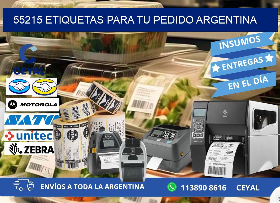 55215 ETIQUETAS PARA TU PEDIDO ARGENTINA