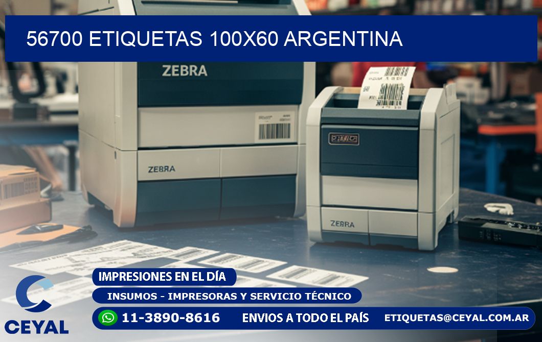 56700 ETIQUETAS 100x60 argentina