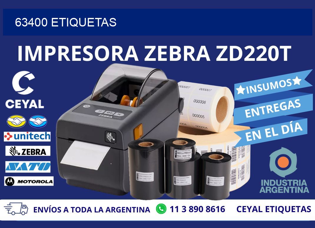 63400 ETIQUETAS