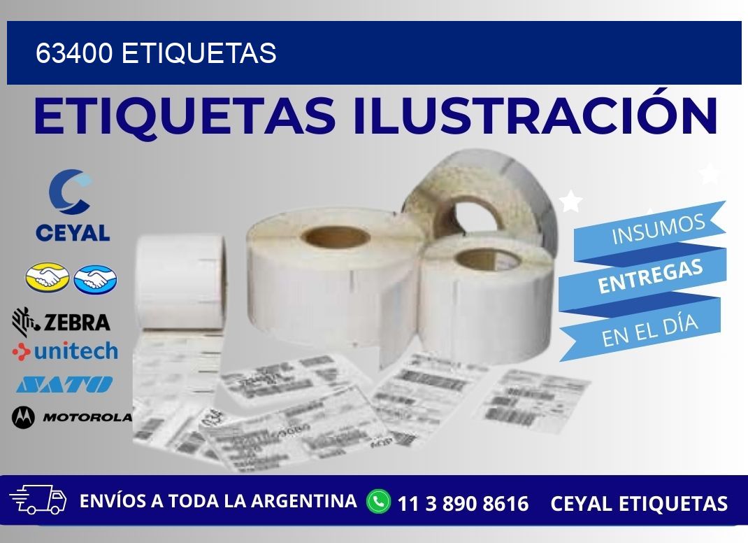 63400 ETIQUETAS
