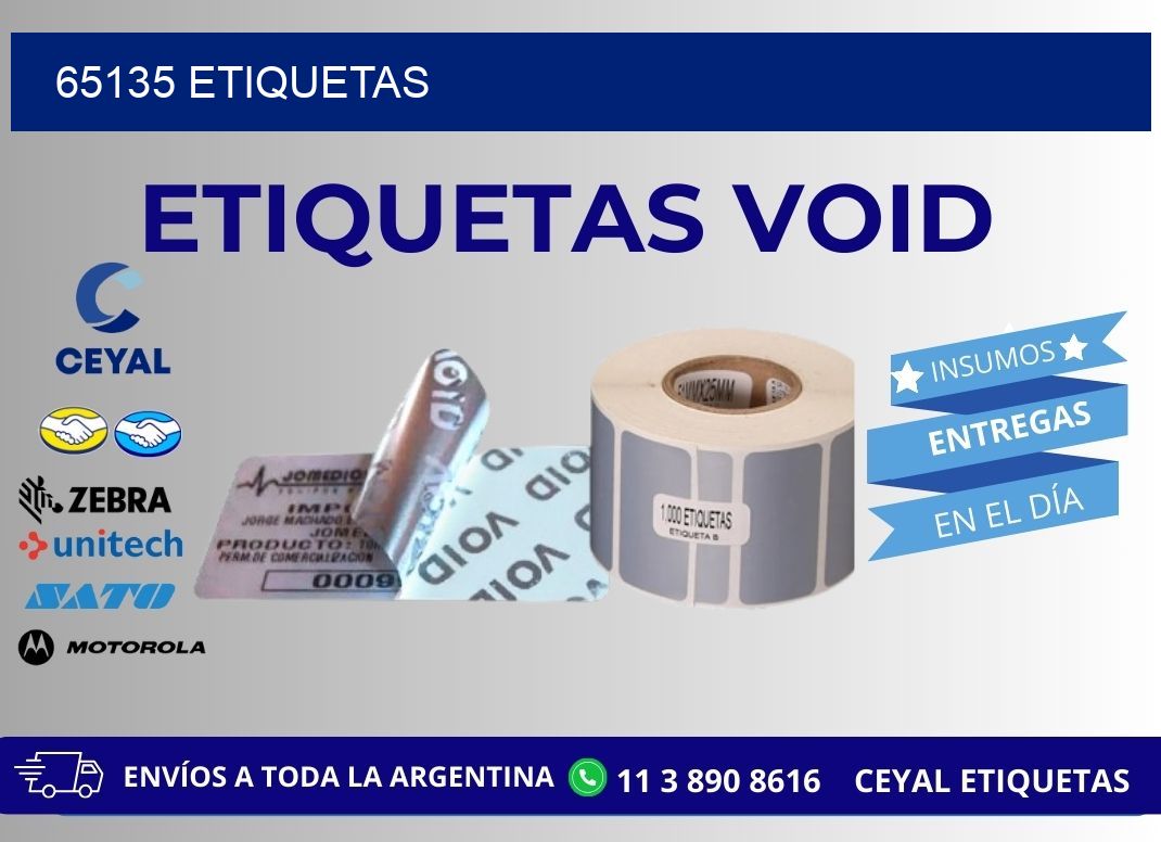 65135 ETIQUETAS