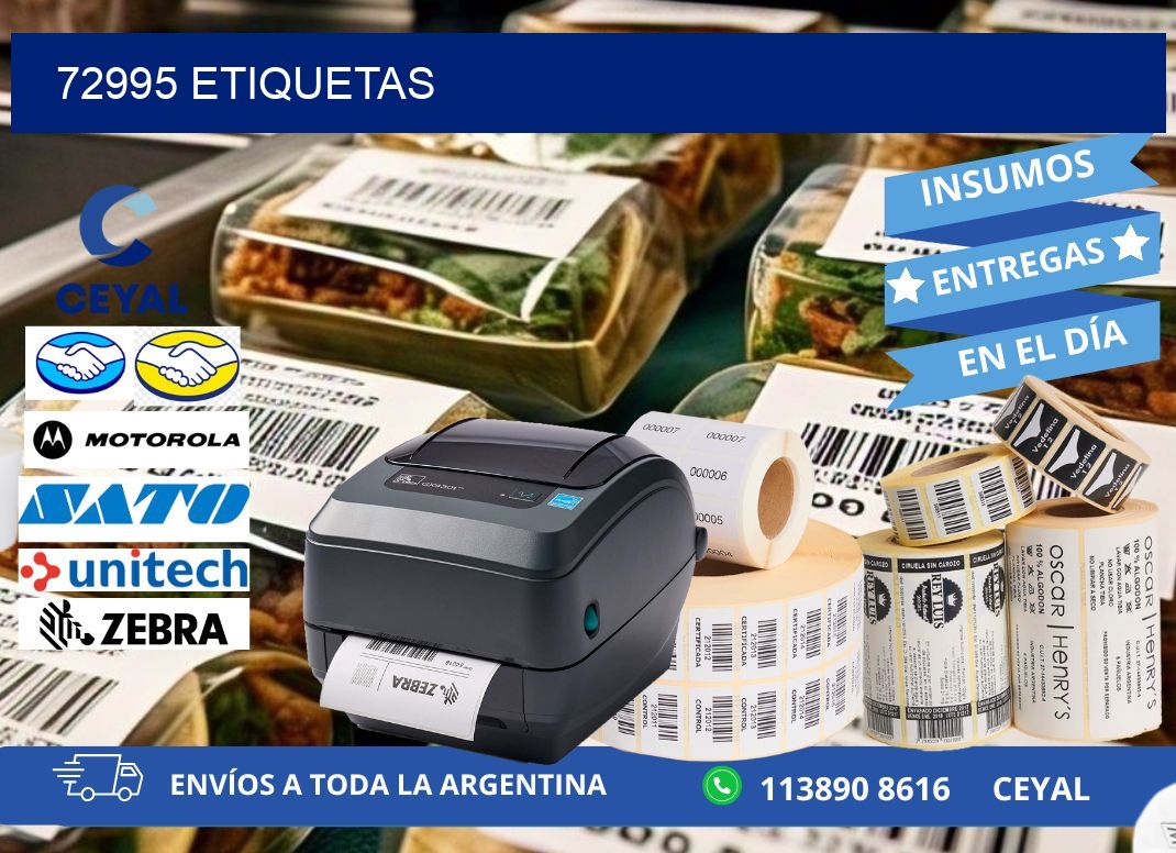 72995 ETIQUETAS