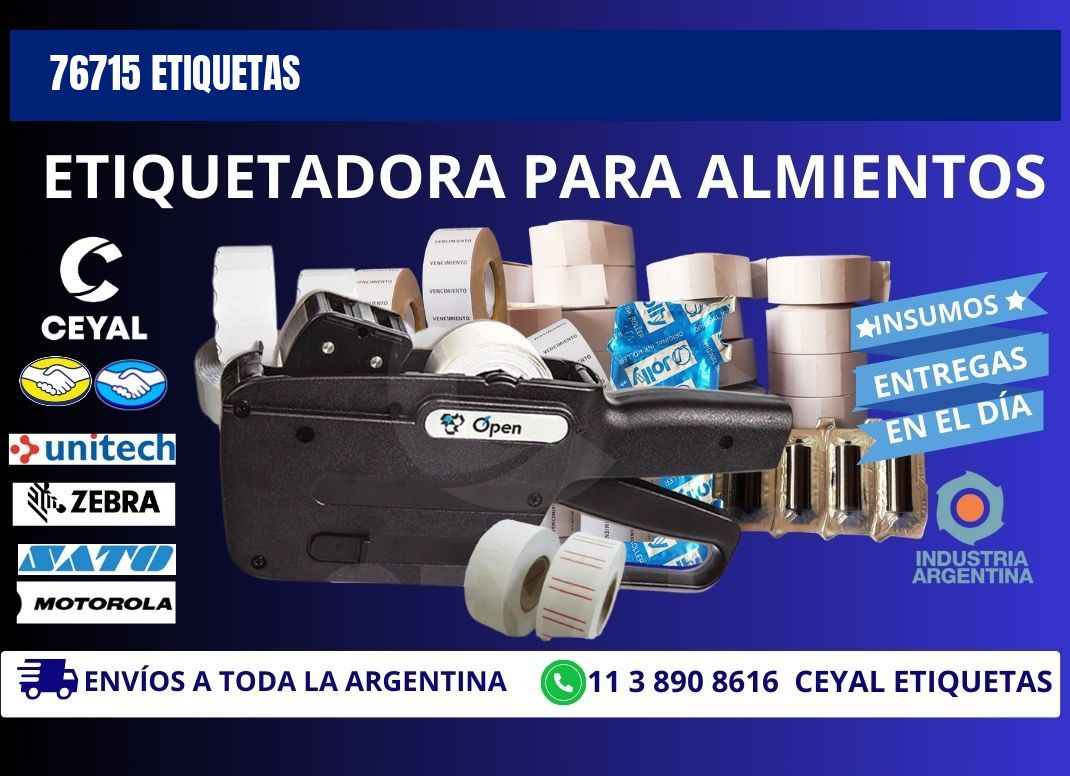 76715 ETIQUETAS