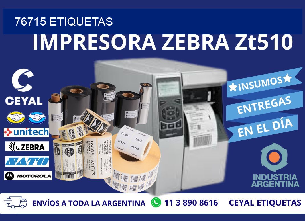 76715 ETIQUETAS