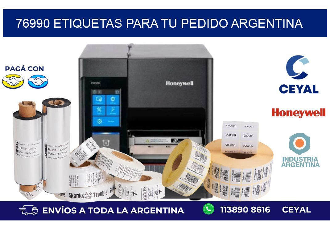 76990 ETIQUETAS PARA TU PEDIDO ARGENTINA