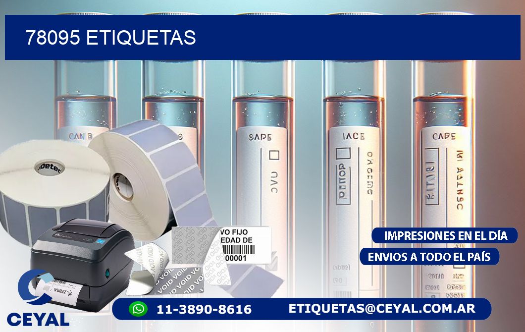78095 ETIQUETAS