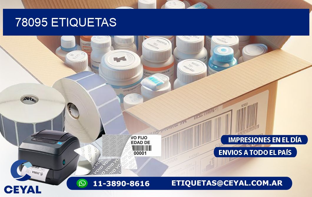 78095 ETIQUETAS