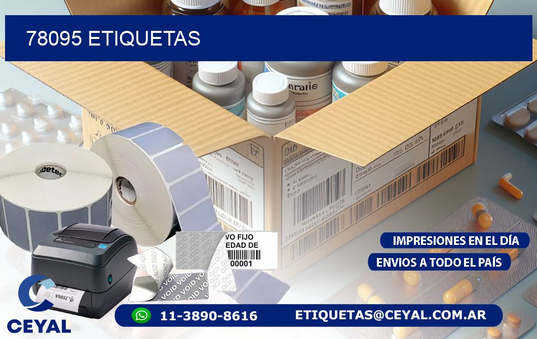 78095 ETIQUETAS