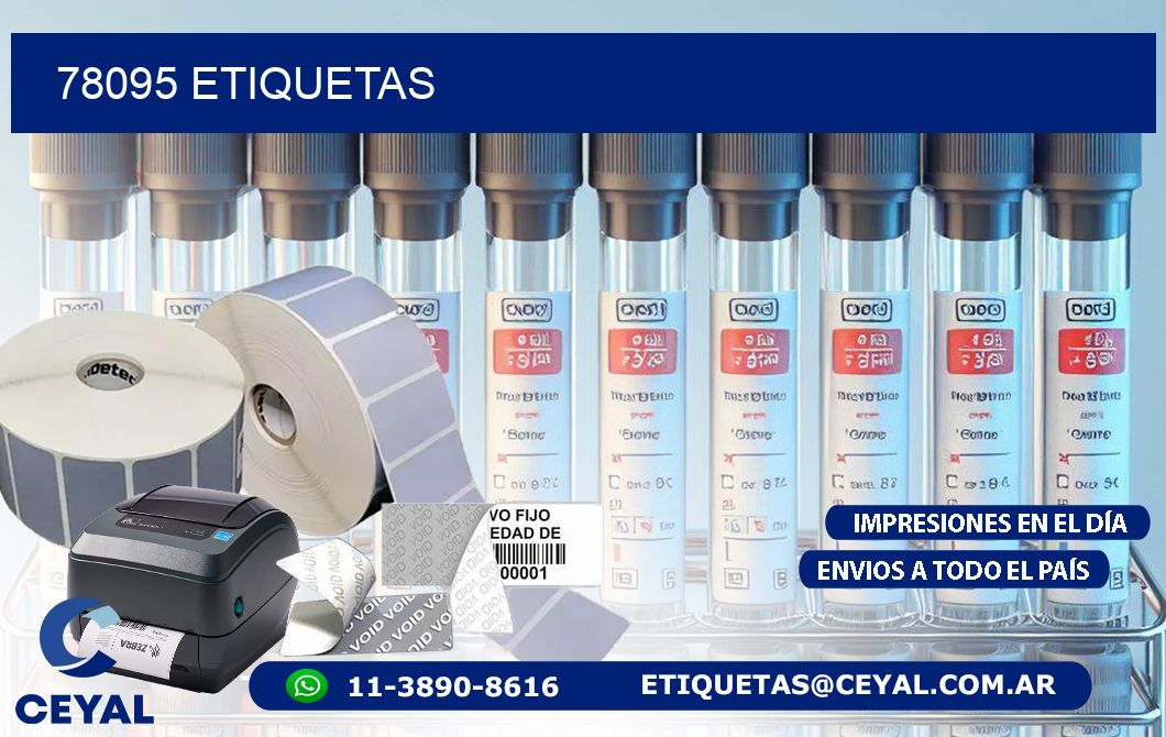 78095 ETIQUETAS