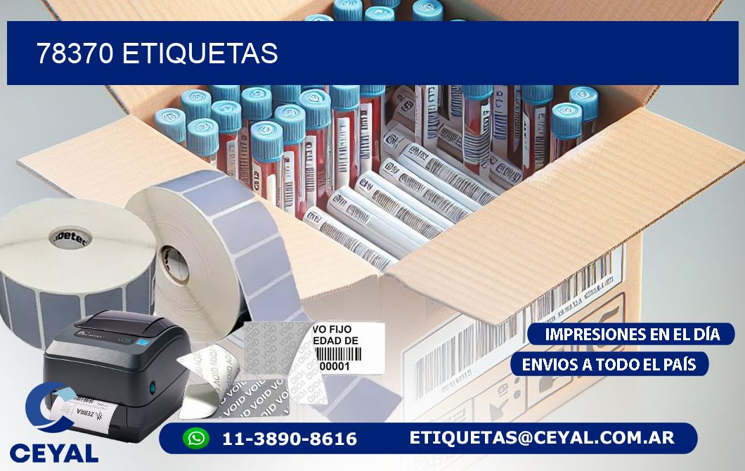 78370 ETIQUETAS