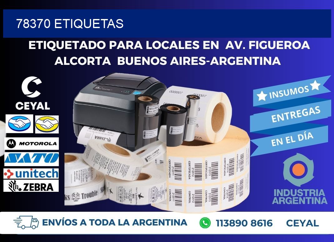78370 ETIQUETAS