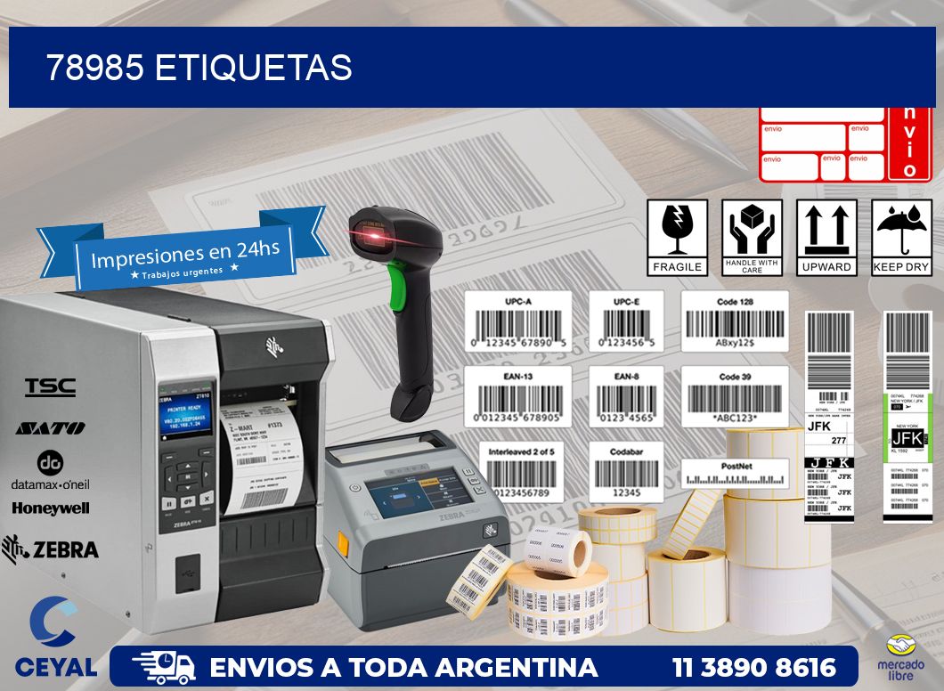 78985 ETIQUETAS