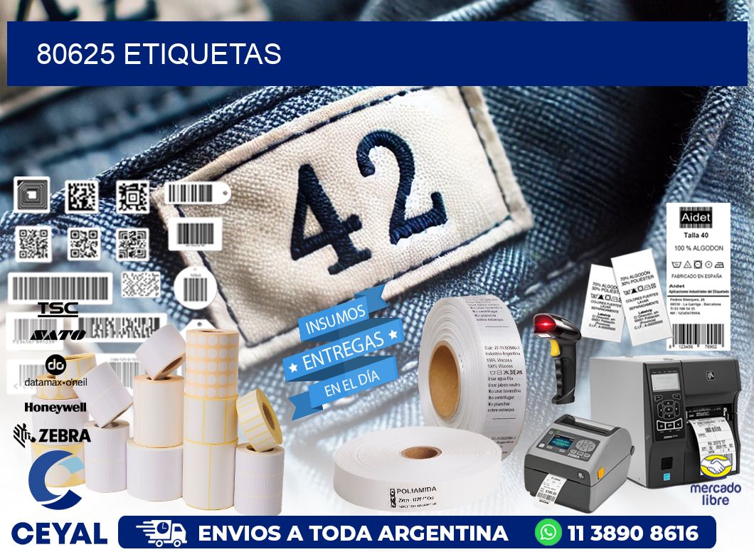 80625 ETIQUETAS