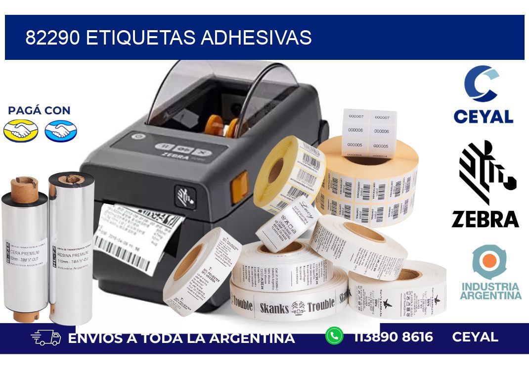 82290 ETIQUETAS ADHESIVAS