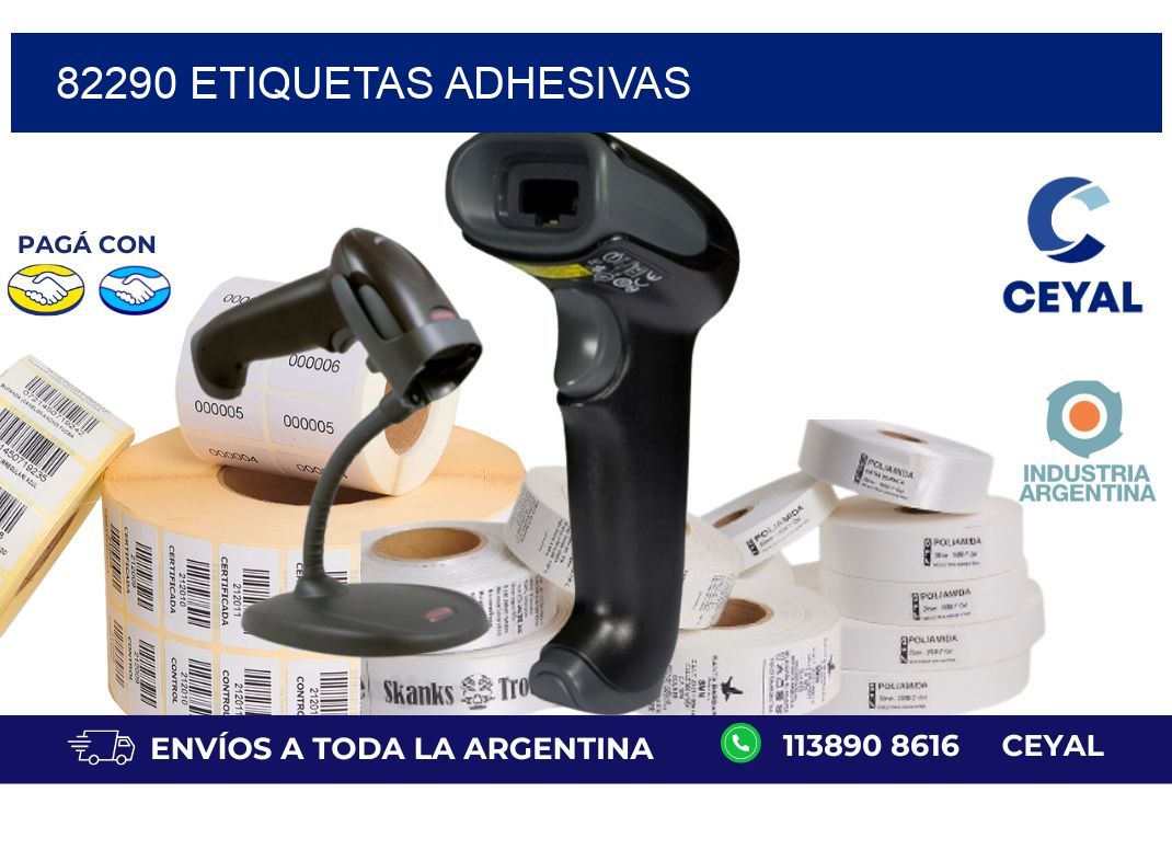 82290 ETIQUETAS ADHESIVAS
