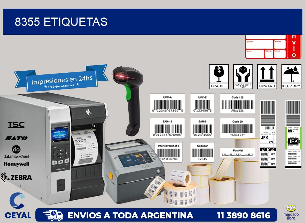 8355 ETIQUETAS