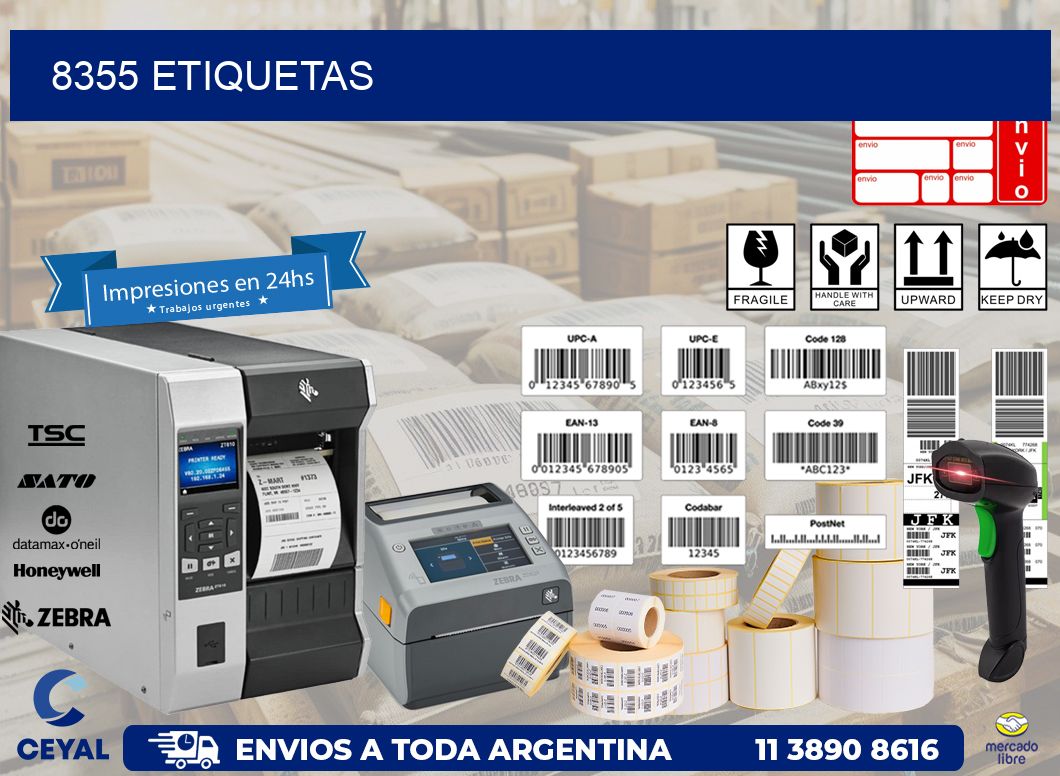 8355 ETIQUETAS