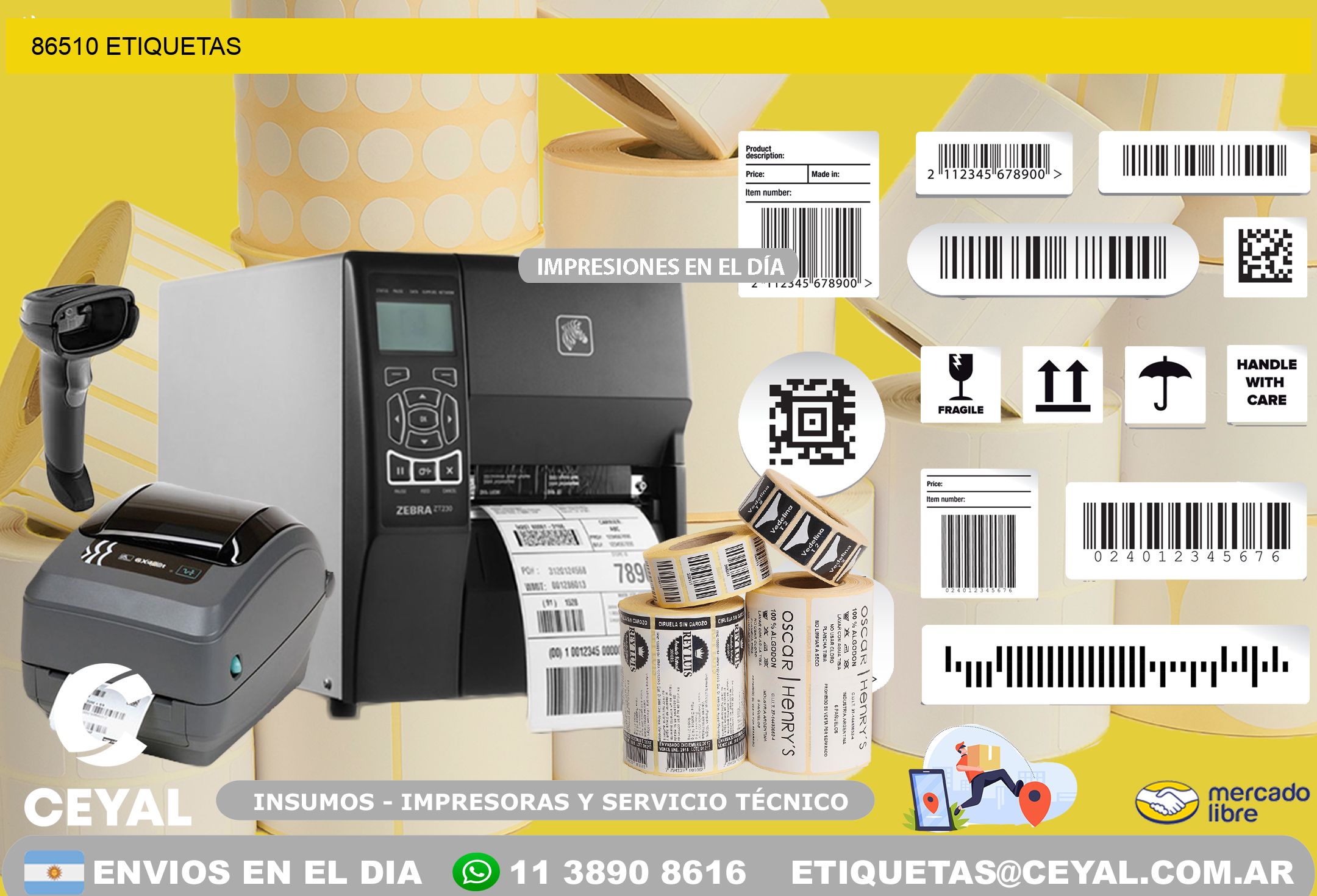 86510 ETIQUETAS