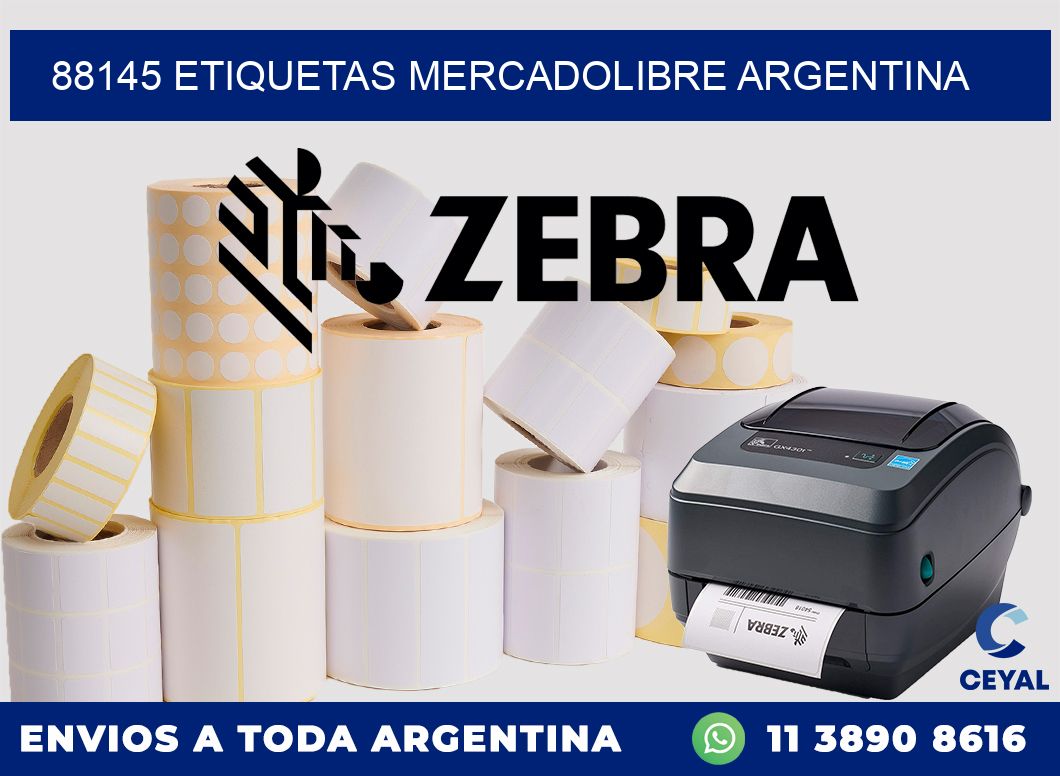 88145 ETIQUETAS MERCADOLIBRE ARGENTINA