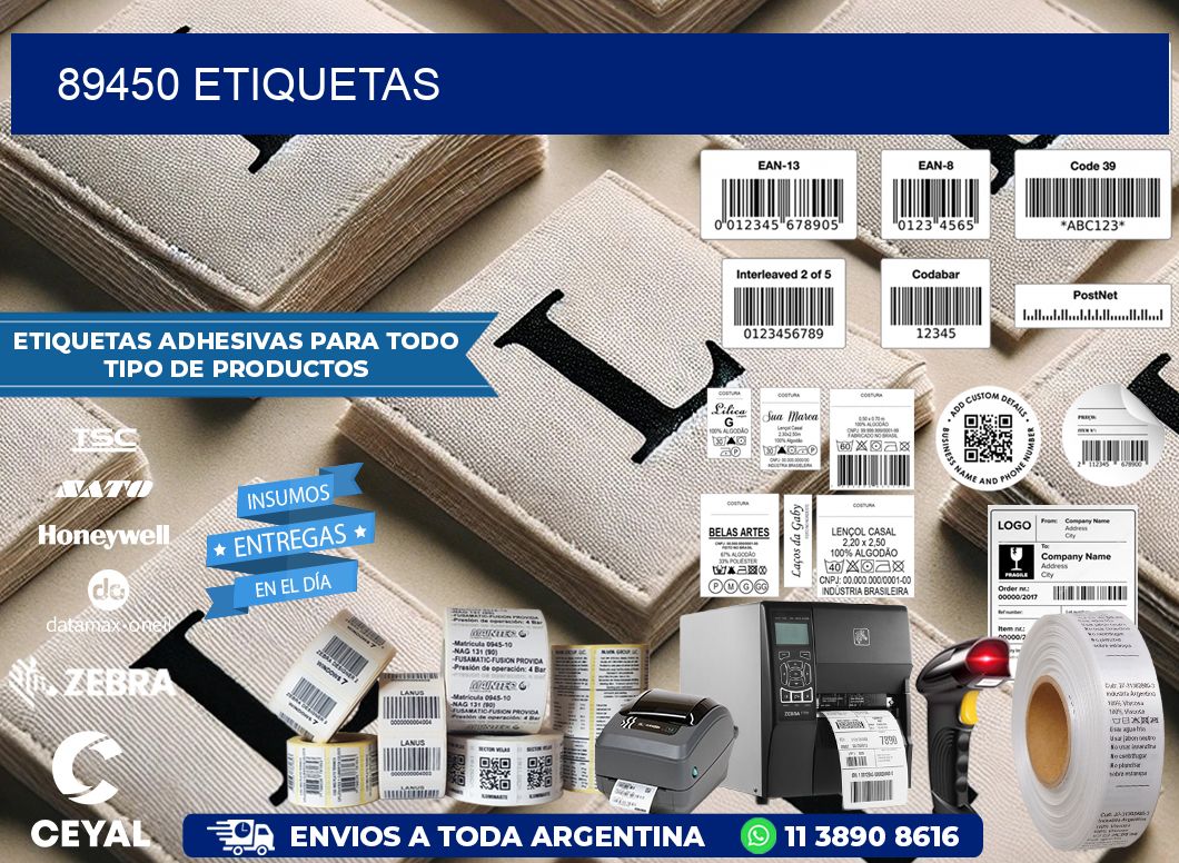 89450 ETIQUETAS