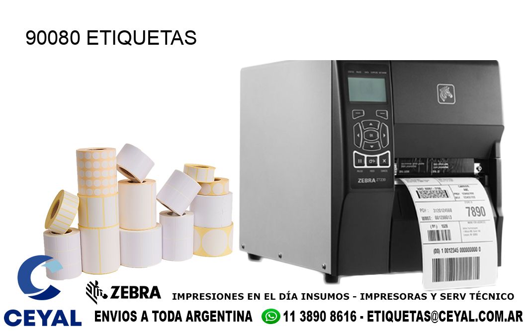90080 ETIQUETAS