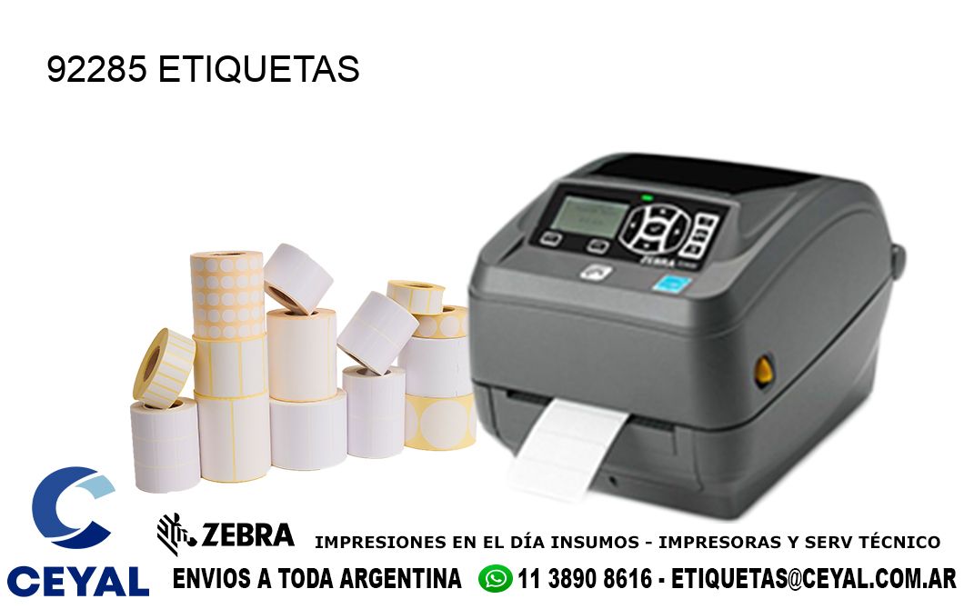 92285 ETIQUETAS