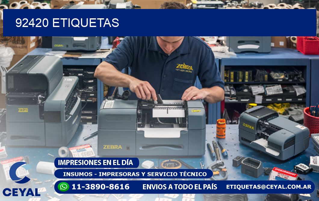 92420 ETIQUETAS