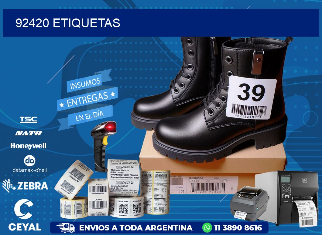 92420 ETIQUETAS