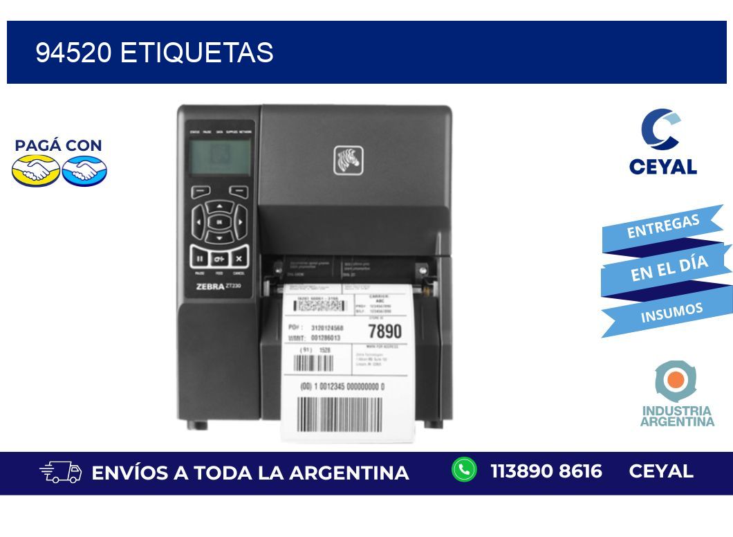 94520 ETIQUETAS